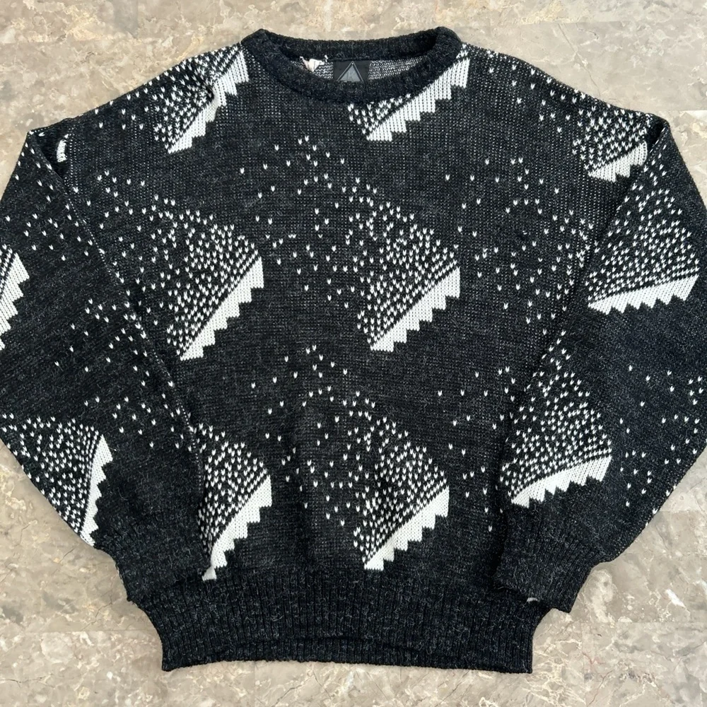Vintage 90s Kennington Knit Sweater Sz L Made In Italy